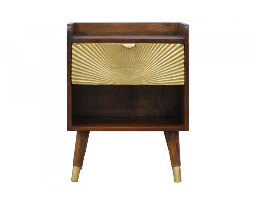 Artisan Manila Gold Bedside - 1 Drawer