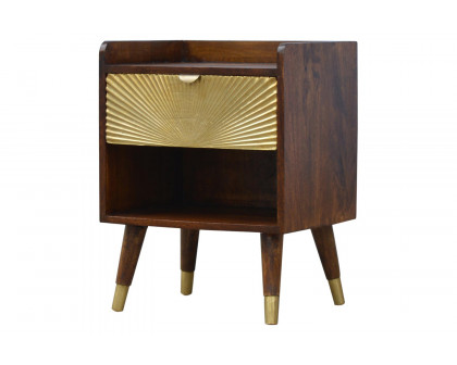 Artisan Manila Gold Bedside - 1 Drawer