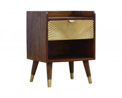 Artisan Manila Gold Bedside - 1 Drawer