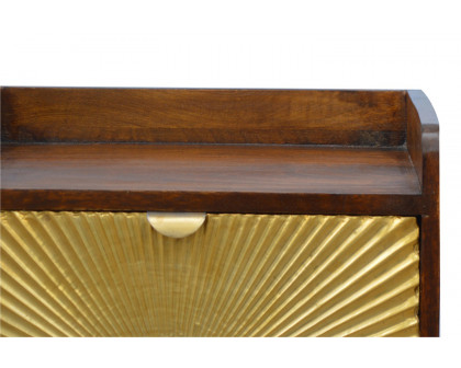 Artisan Manila Gold Bedside - 1 Drawer