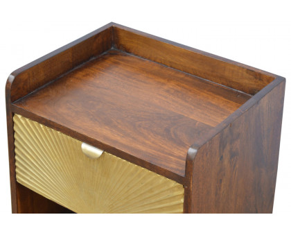 Artisan Manila Gold Bedside - 1 Drawer