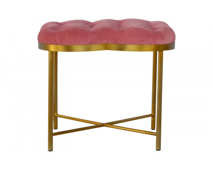 Artisan - Deep Button Velvet Footstool