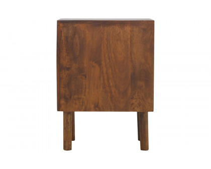 Artisan - 2 Drawer Nightstand with Oak Wood Drawer Fronts