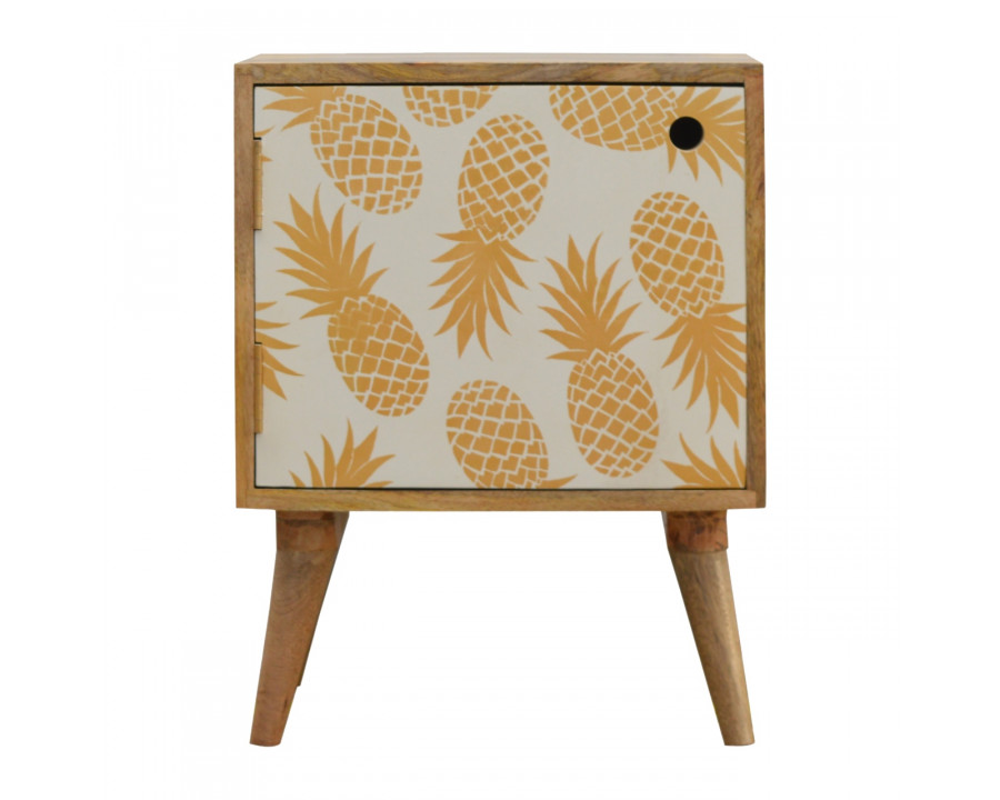 Artisan - Pineapple Screen Print Nightstand