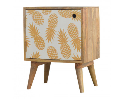 Artisan - Pineapple Screen Print Nightstand