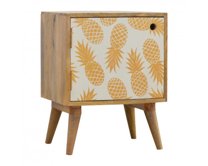 Artisan - Pineapple Screen Print Nightstand