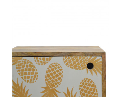 Artisan - Pineapple Screen Print Nightstand