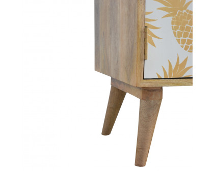 Artisan - Pineapple Screen Print Nightstand