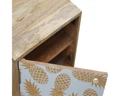 Artisan - Pineapple Screen Print Nightstand