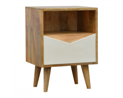 Artisan - Envelope Nightstand in White