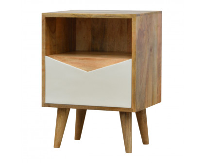 Artisan - Envelope Nightstand in White