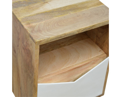 Artisan - Envelope Nightstand in White