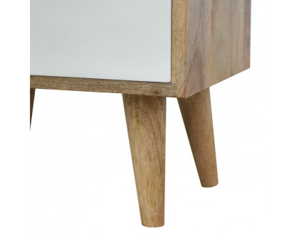 Artisan - Envelope Nightstand in White