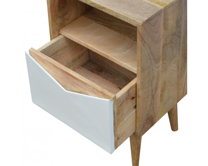 Artisan - Envelope Nightstand in White