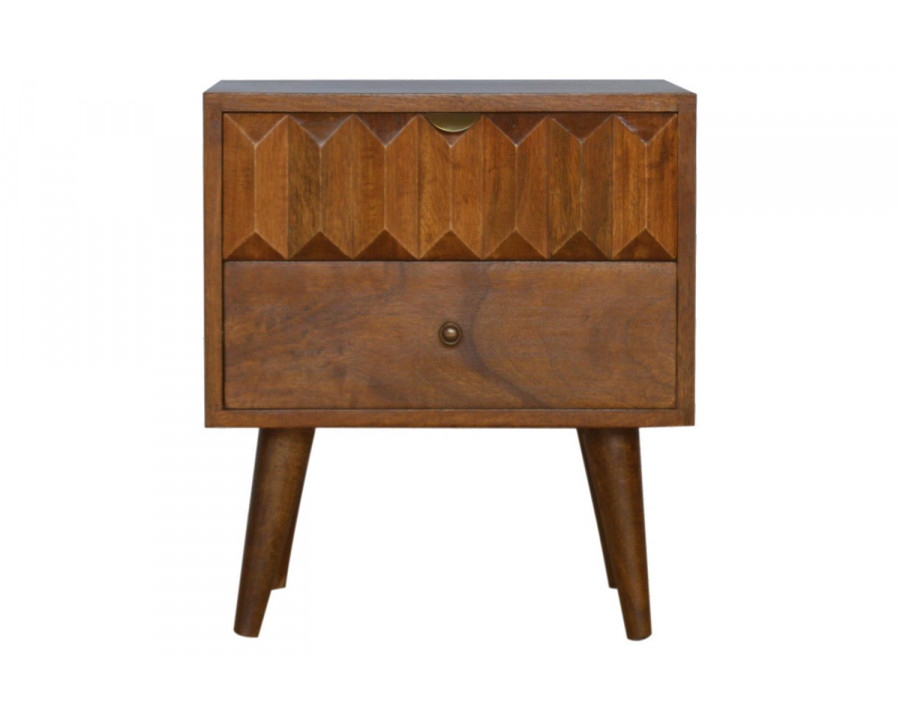 Artisan Prism Bedside - Chestnut