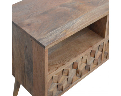 Artisan - Cube Carved TV Unit