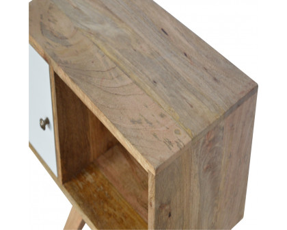 Artisan - Solid Wood Tripod Nightstand in Oak-Ish