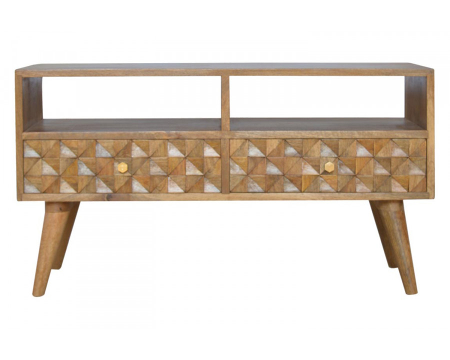 Artisan - Diamond Carved TV Unit