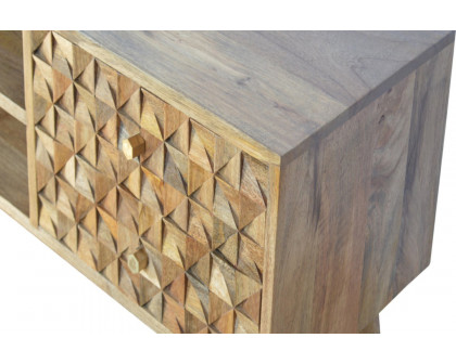 Artisan - Diamond Carved Media Unit