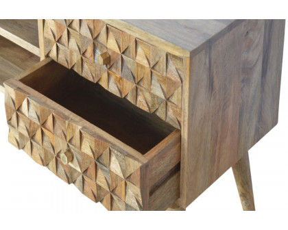 Artisan - Diamond Carved Media Unit