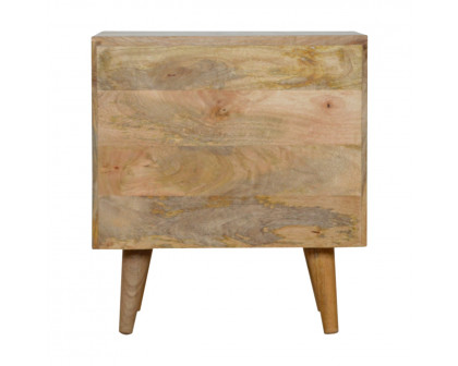 Artisan - Painted Cut-Out Nightstand in Gray