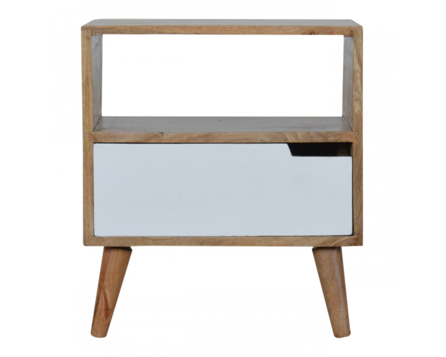 Artisan - Open Slot Painted Nightstand in White