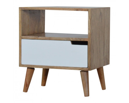 Artisan - Open Slot Painted Nightstand in White