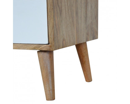 Artisan - Open Slot Painted Nightstand in White