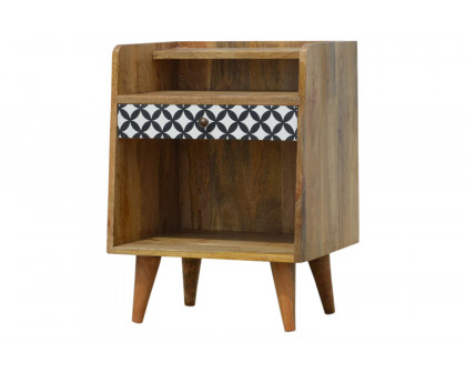 Artisan - District Diamond Patterned Bedside