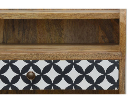 Artisan - District Diamond Patterned Bedside