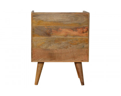 Artisan Sunrise Open Slot Bedside - Oak-ish