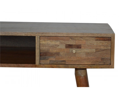 Artisan Mixed Writing Desk - Oak-ish