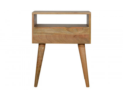 Artisan Assorted Open Slot Bedside - Oak-ish