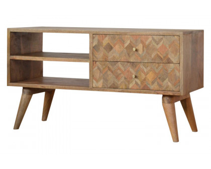 Artisan - Assorted Media Unit in Oak-ish