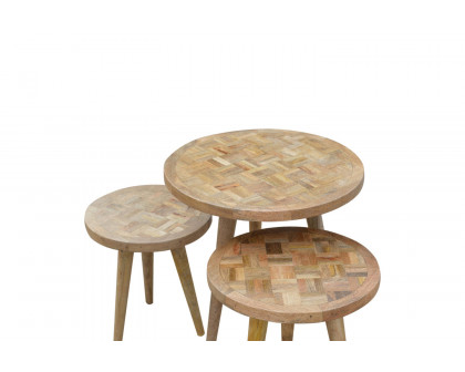 Artisan - Patchwork Nesting Stools