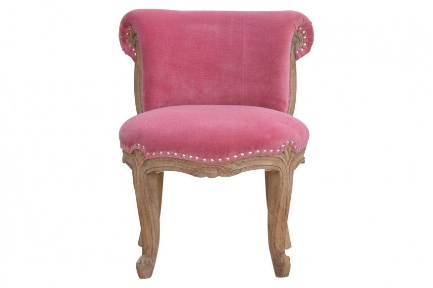 Artisan™ Studded Chair - Velvet, Pink