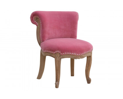 Artisan™ Studded Chair - Velvet, Pink