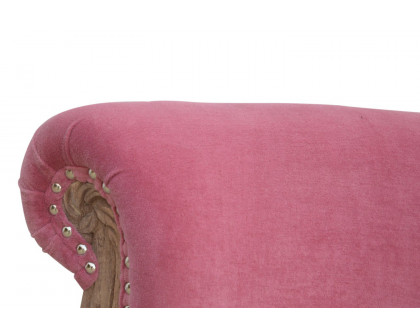 Artisan™ Studded Chair - Velvet, Pink