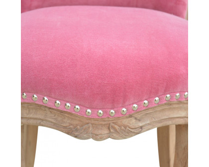 Artisan™ Studded Chair - Velvet, Pink