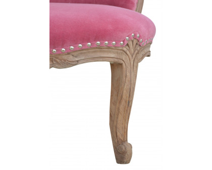 Artisan™ Studded Chair - Velvet, Pink