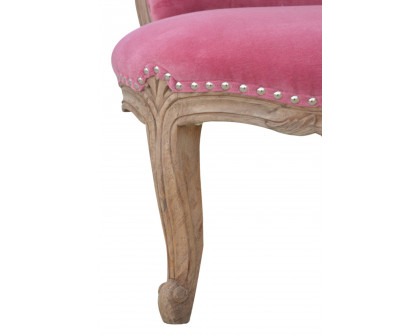 Artisan™ Studded Chair - Velvet, Pink