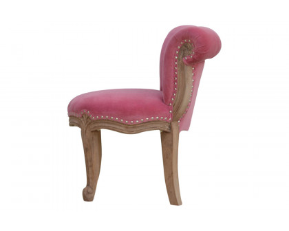 Artisan™ Studded Chair - Velvet, Pink