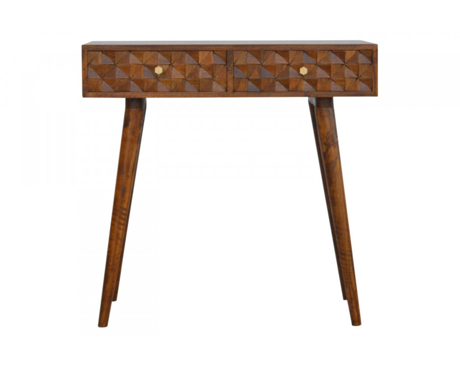 Artisan - Diamond Carved Console Table