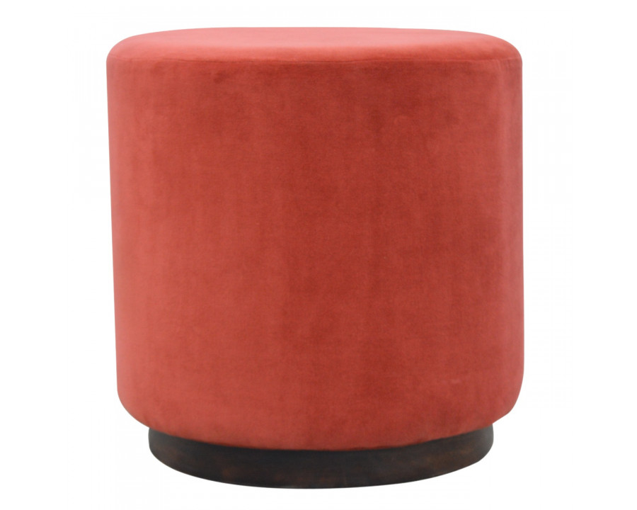 Artisan - Velvet Footstool with Base