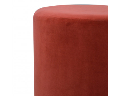 Artisan - Velvet Footstool with Base