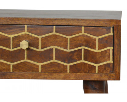 Artisan Gold Art Pattern Bedside