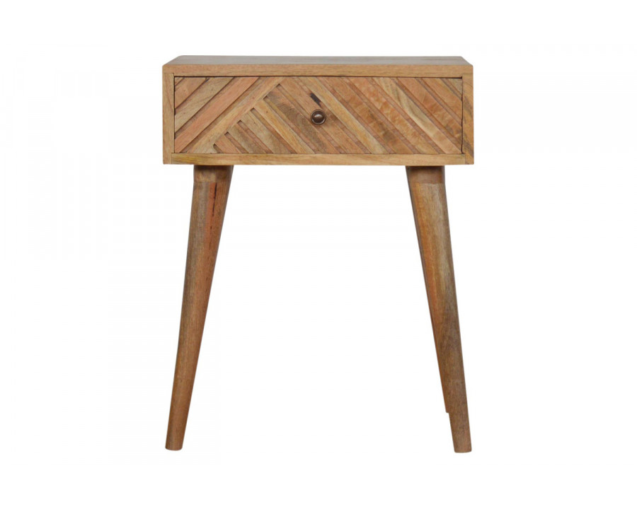 Artisan - Lille Bedside in Oak-ish, 1 Drawer