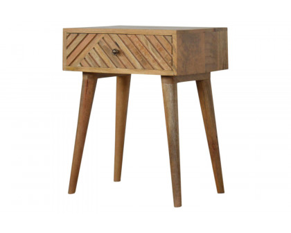 Artisan - Lille Bedside in Oak-ish, 1 Drawer