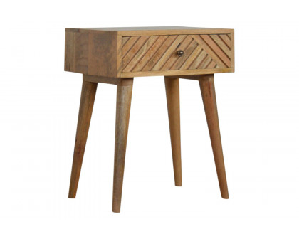 Artisan - Lille Bedside in Oak-ish, 1 Drawer