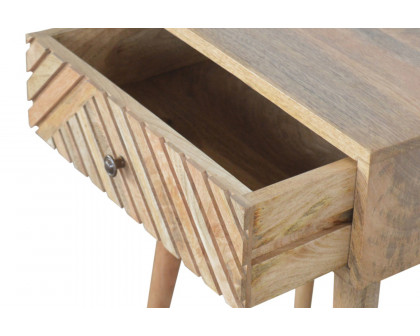 Artisan - Lille Bedside in Oak-ish, 1 Drawer